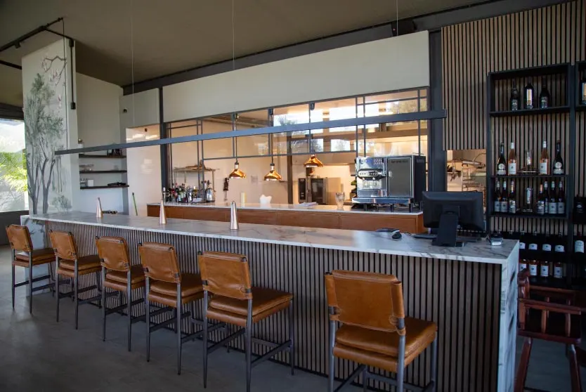 Restaurante Finca del Sacramento vista a la barra
